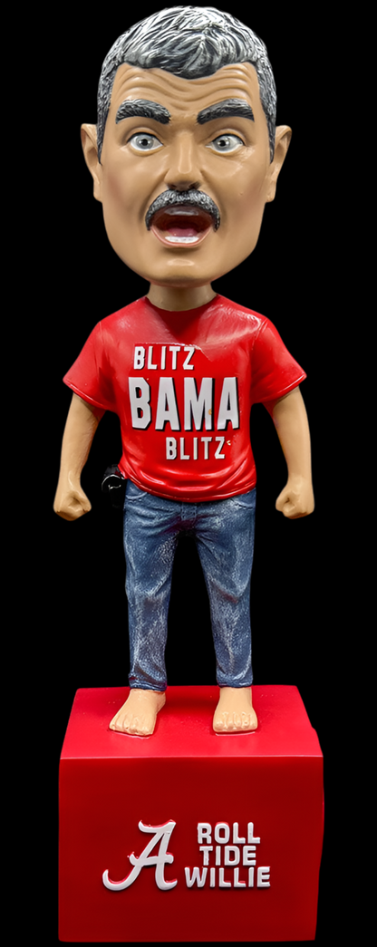 Roll Tide Wille Talking Bobblehead
