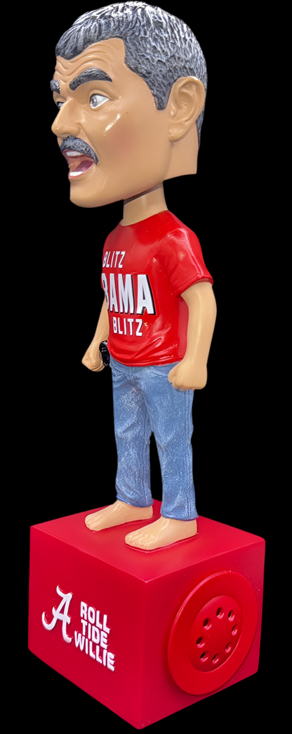 Roll Tide Wille Talking Bobblehead