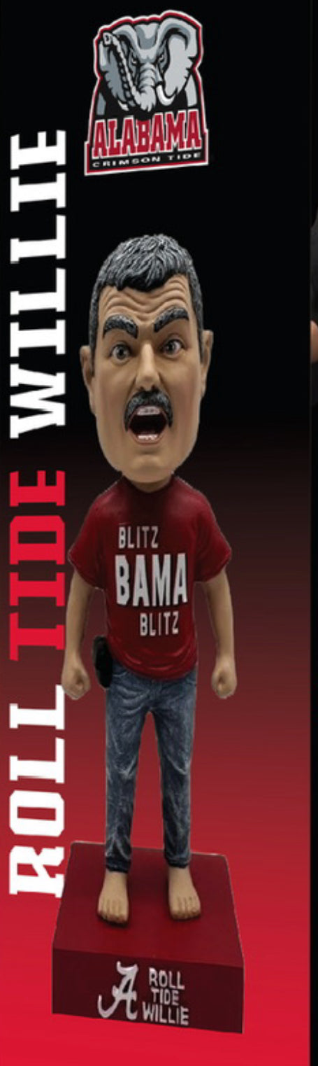 Roll Tide Wille Talking Bobblehead